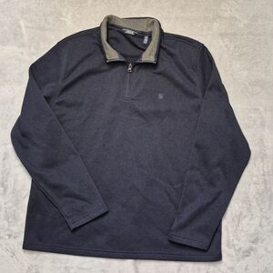 Izod Navy Quarter-Zip Sweatshirt